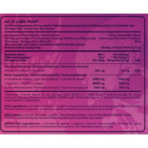 AK47 Labs Pump 225 g