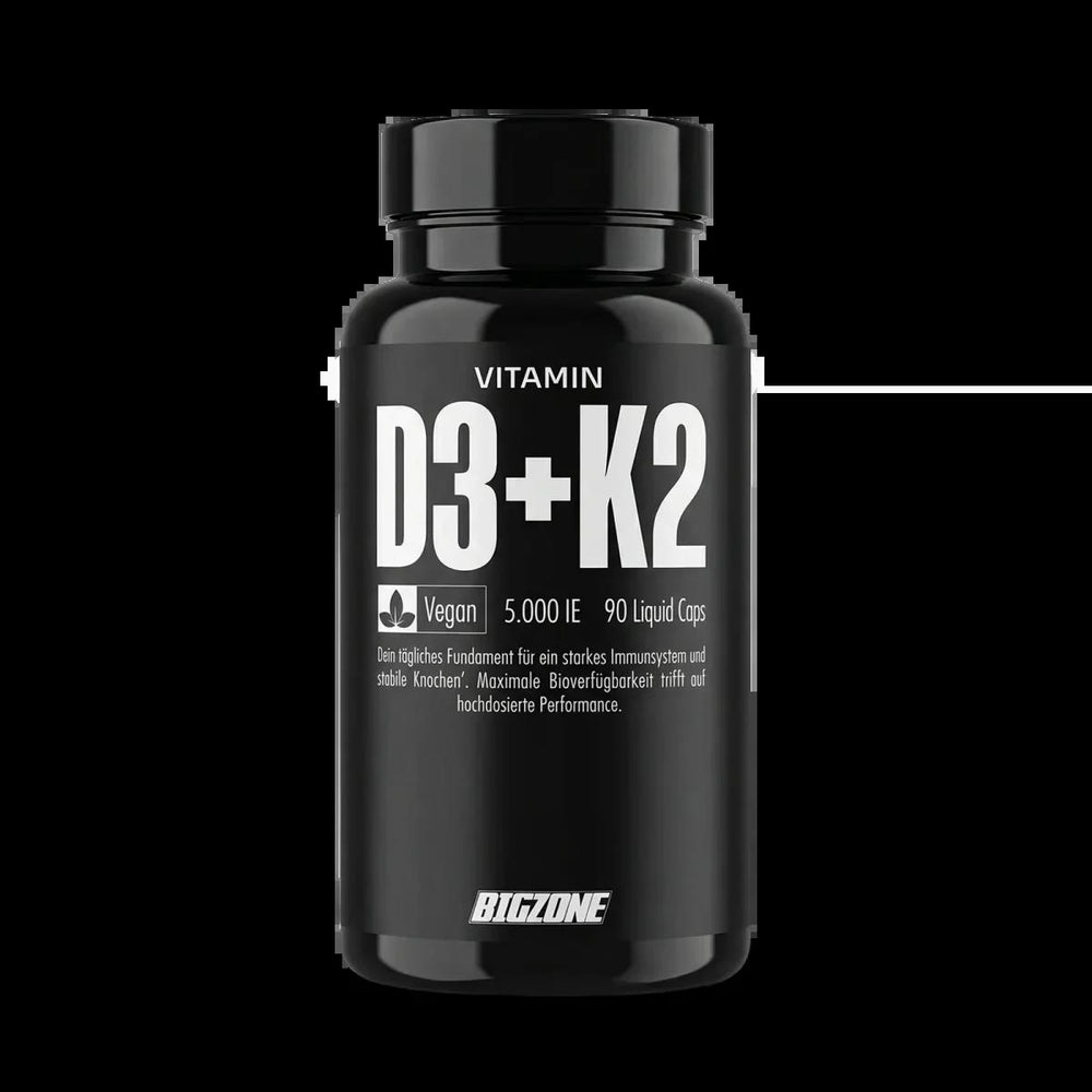Big Zone Vitamin D3 + K2 90 Kapseln