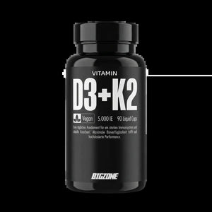 Big Zone Vitamin D3 + K2 90 Kapseln
