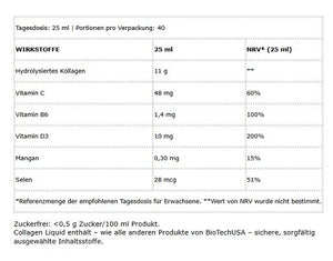 BioTech Collagen Liquid 1000ml