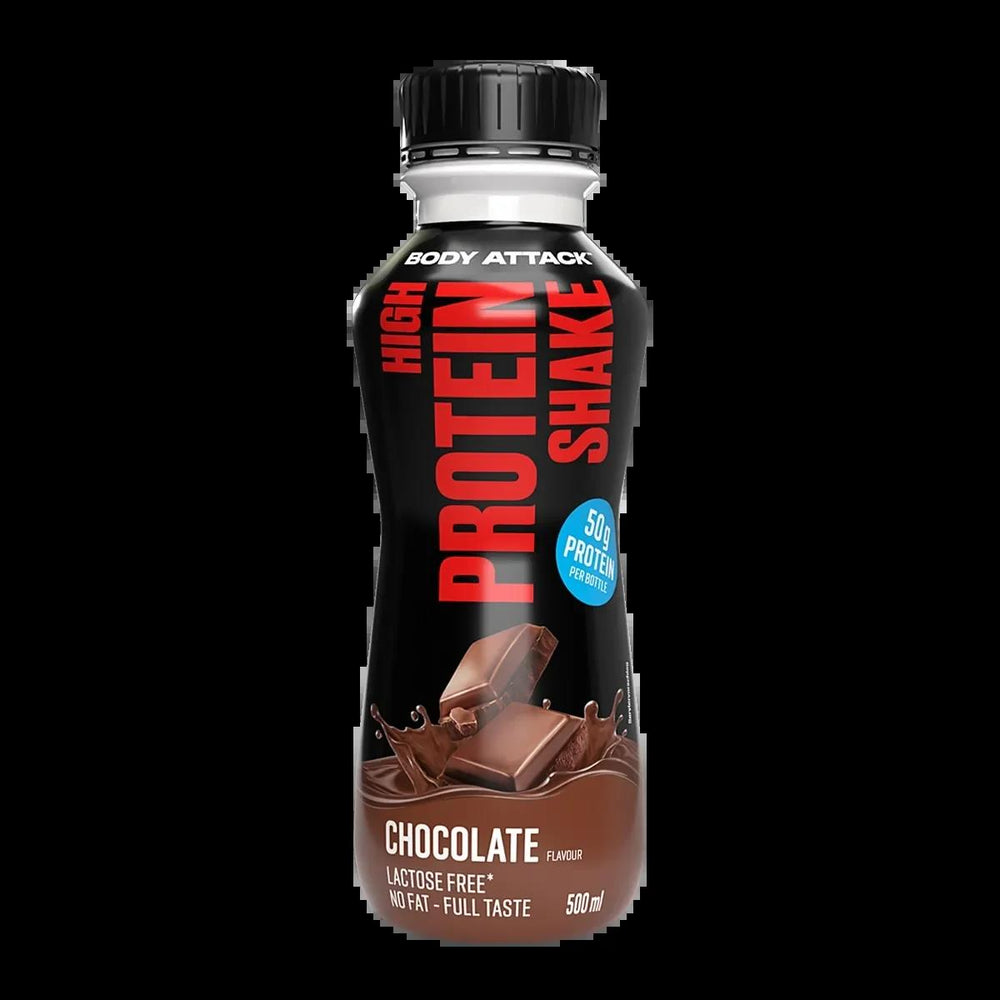 Body Attack High Protein Shake 12x500ml