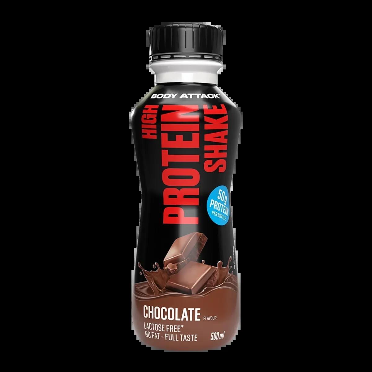 Body Attack High Protein Shake 12x500ml
