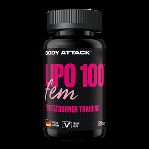 Body Attack Lipo100 Fem - 60 Kapseln
