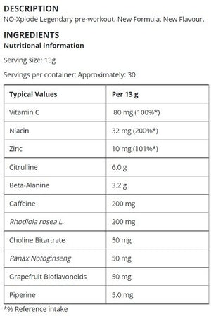 BSN NO-Xplode 390g