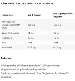 ESN Ashwa+ 120 Kapseln