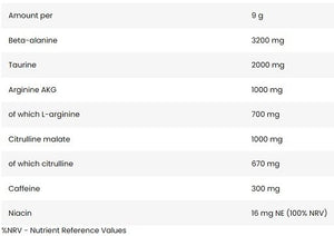 FA Nutrition Core Pump Energizer 270g