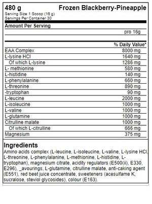 FA Nutrition ICE Hydro Amino - 480g