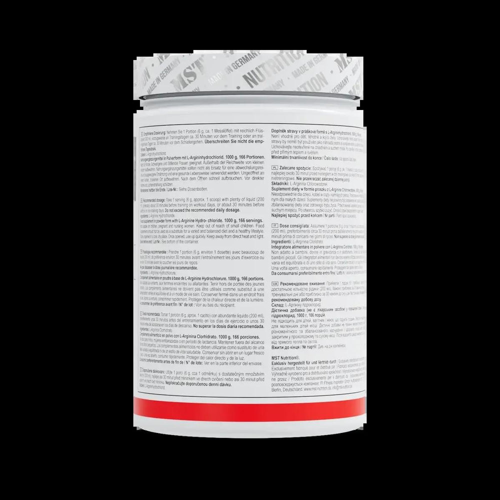 MST - Arginine HCL 1000g