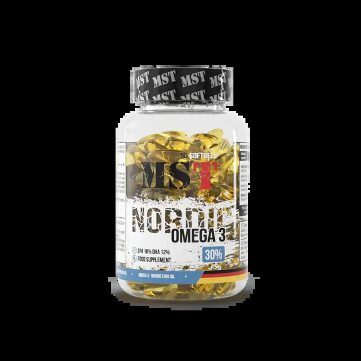 MST - Omega 3 Nordic Fish Oil 90 caps