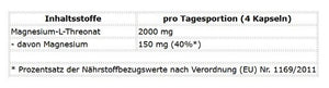 ProFuel Magnesium L-Threonat Magtein® 120 Kapseln
