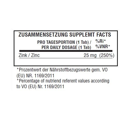 NNT Zink Bisglycinat Pro 60 Tabletten AKTION