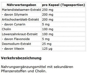 ProFuel Mariendistel Komplex 120 Kapseln