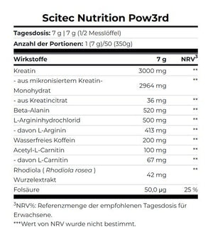 Scitec Pow3rd 350g
