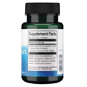 Swanson Astaxanthin 4mg 60 Kapseln