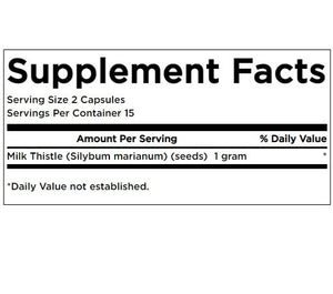 Swanson Milk Thistle 500mg 30 Kapsel